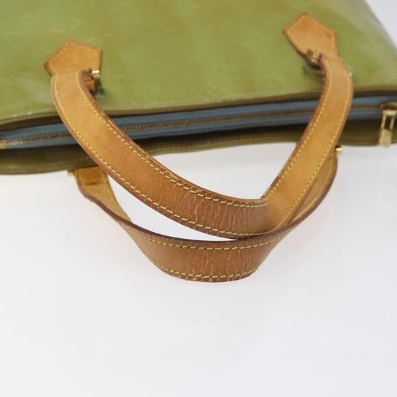 LOUIS VUITTON Monogram Vernis Houston Hand Bag Baby Blue M91005 - Picture 7 of 13